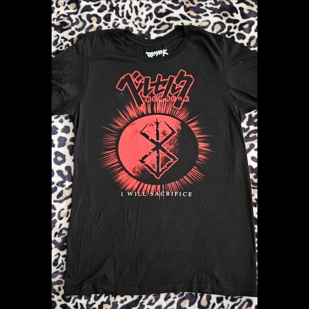 Berserk - I Will Sacrifice Tshirt Size Small